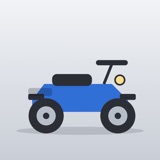 Quad blauw